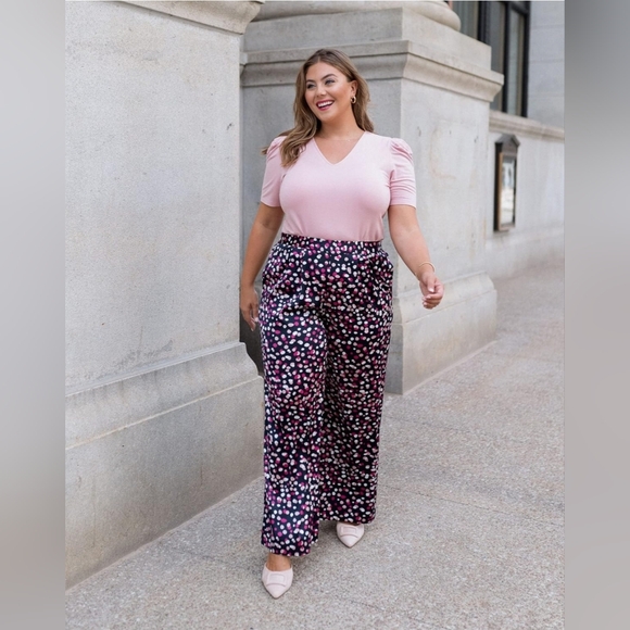 NWT CaralynMirand The Drop Wide Leg Pants - Picture 5 of 6